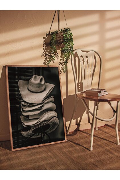 postifull Rustic Çerçevesiz Poster, İskandinav Kahverengi Tablo