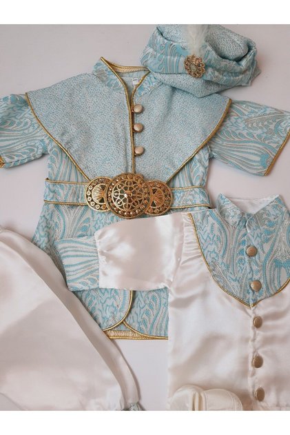 ( WITH BOOTIES ) 0 6 MONTHS AND 1 YEAR OLD CIRCUMCISION MEVLUT OUTFIT, CIRCUMCISION MEVLUT DRESS ŞEHZADE BABY GIFT