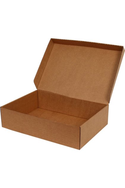 32x22x8cm Kutu - Kilitli Kutu - E Ticaret Kargo Kutusu - 2 Desi Kutu - Kraft - 5 Adet