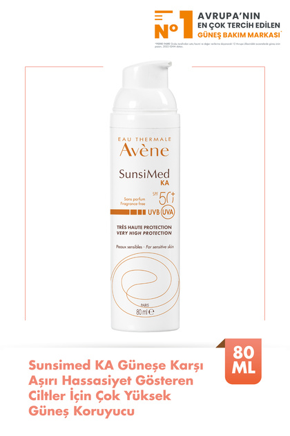 Avene Sunsimed Ka Spf50+ Aşırı Hassas Ciltler İçin Çok Yüksek