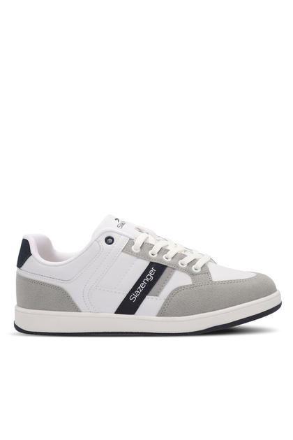 Lesson in Men's White Casual Sneakers