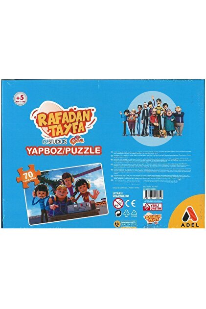AHOF ヨントントレカ　7枚セット Adel Trt Çocuk Rafadan Tayfa 70 Parça Kutulu Puzzle - Fiyatı