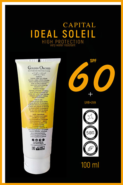 Golden Orchid Güneş Kremi 60spf (100ML) - Fiyatı, Yorumları