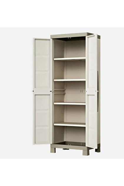 Keter Excellence High 4 Raflı Çok Amaçlı Plastik Dolap 182x65x45