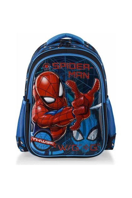 010 Şahin - -48087 48087 Spıderman Ilkokul Çantası Salto Tech W2