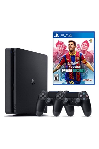Sony Ps4 Slim 500gb Konsol + 2. Ps4 Kol + Ps4 Pes 2021 Fiyatı