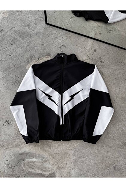 「RT-5411711190 Richarlison Unisex Siyah Beyaz Çift Renk Şimşek Dijital Baskılı