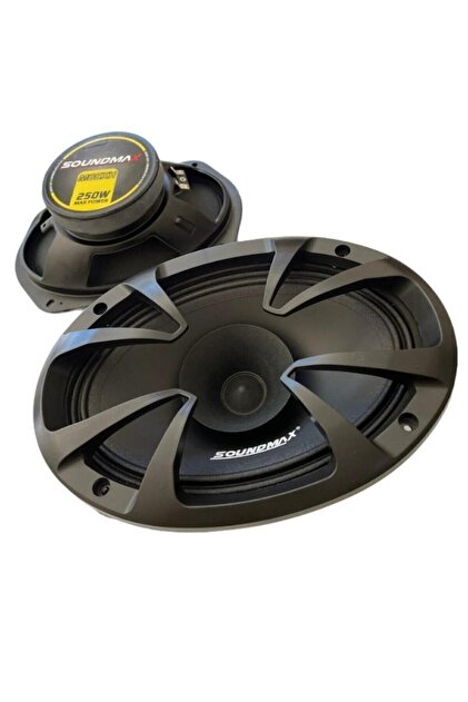 Soundmax Sx-m69xh Çifti 400wat-200w Rms Kapaklı 6x9 Oval Oto