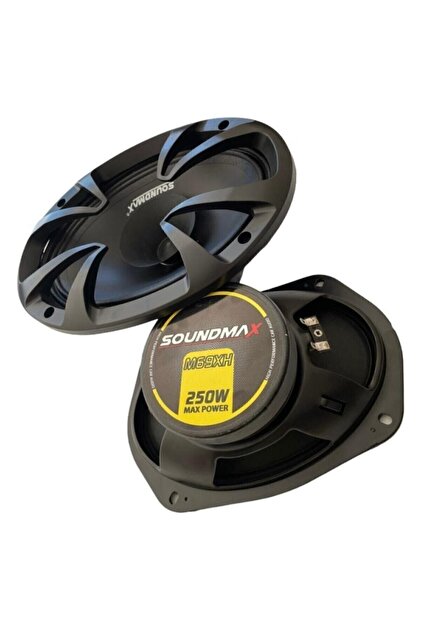 Soundmax Sx-m69xh Çifti 400wat-200w Rms Kapaklı 6x9 Oval Oto