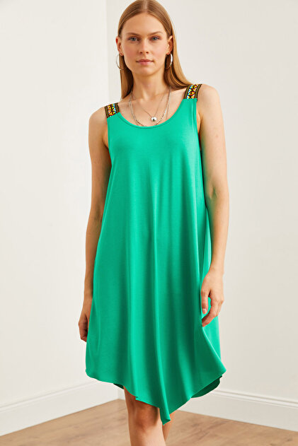 green emerald velvet dress Twist Asymmetrical Chiffon Bridesmaid Dress main image 0