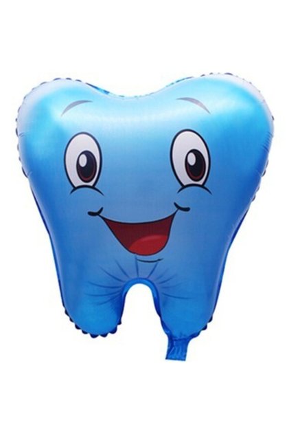 My First Tooth Blue Foil Balloon