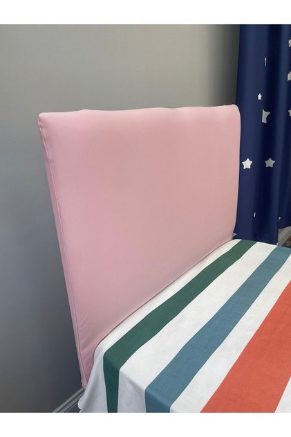 Baza Yatak Başlık Kılıfı Pembe