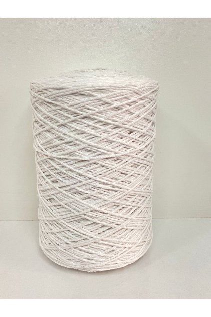 Knitting Yarn Cotton Color White Visual Net 400Gr