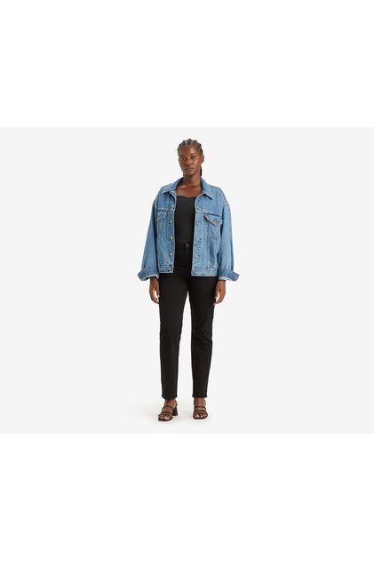 724™ High Rise Straight Women's Jean Trousers - Night Is Black