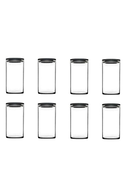 Paşabahçe 43736 Vakumlu Cam Kavanoz - Cam Erzak Saklama Kabı 8 Li