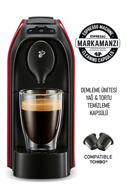 Kapsül Espresso Kahve Makineleri Yağ ve Tortu Temizleme Kapsülü 2 Adet | Tchibo & Cafissimo Uyumlu