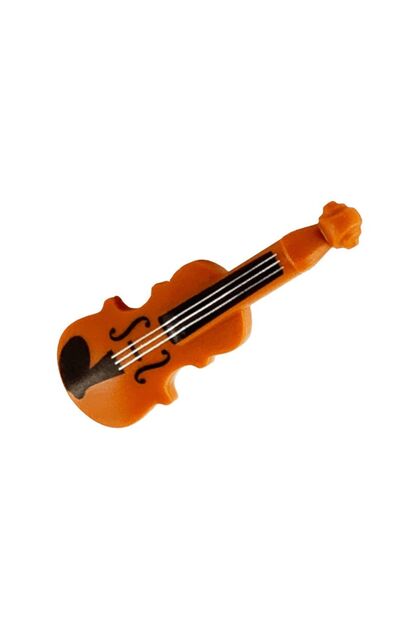 Orjinal Custom Moc Aksesuar Minifigür Violin Kahverengi Keman 1 Adet Gönderilecek