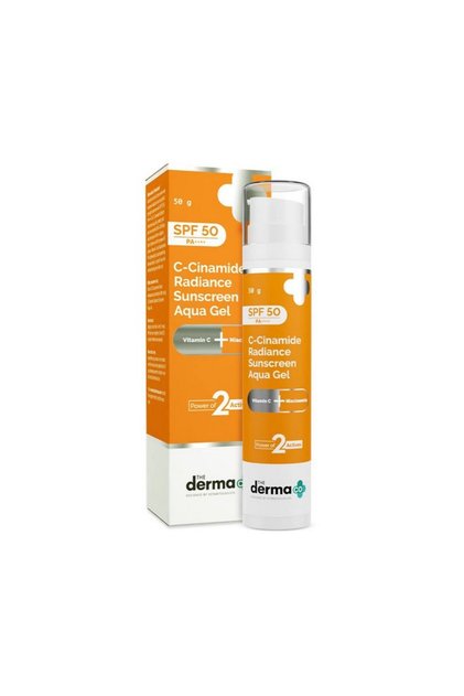 C-Cinamide Sunscreen For All Skin Types Spf 50 Aqua Gel 50Gm, Pack Of 1