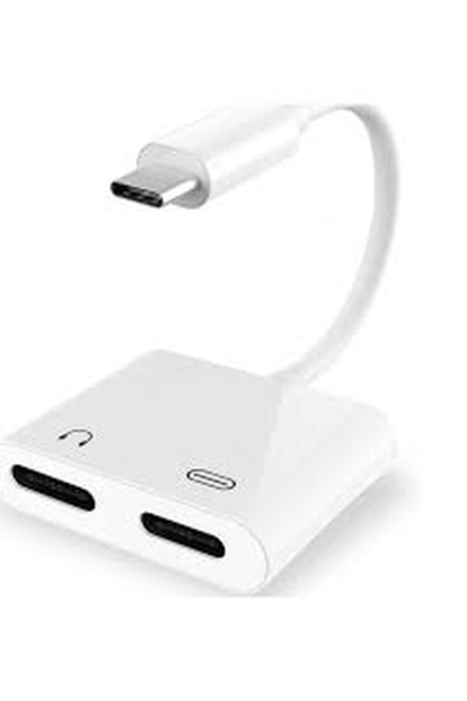 İphone Type-c Uyumlu Kulaklık ve Şarj Çoklayıcı Kablo Çevirici Usb-c JH-032