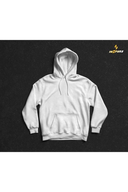 Düz Baskısız Hoodie Şardonlu Kışlık Sweatshirt - Şık, Rahat, Kaliteli, Spor Dizayn Ve Yumuşak