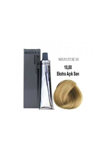 Yıpratmayan Yoğun Canlı Renkler Tüp Saç Boyası 60ml 10.00 Ekstra Açık Sarı