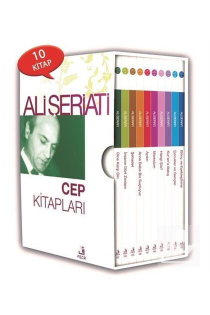 Ali Şeriati Cep Kitapları Seti (10 Kitap Takım) Fecr Yay.(Koruma Poşetli)