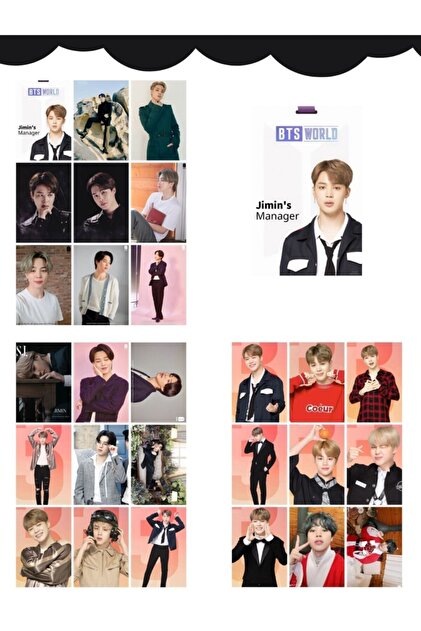 BTS '' Jımın '' Fotokart Seti - Fiyatı, Yorumları