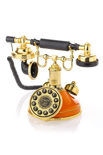 Villa Stork Turuncu Tuşlu Telefon