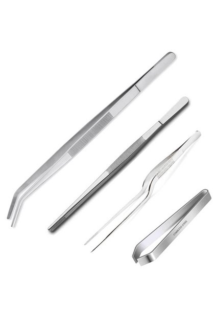 Professional Chef Decoration Tweezers Set of 4