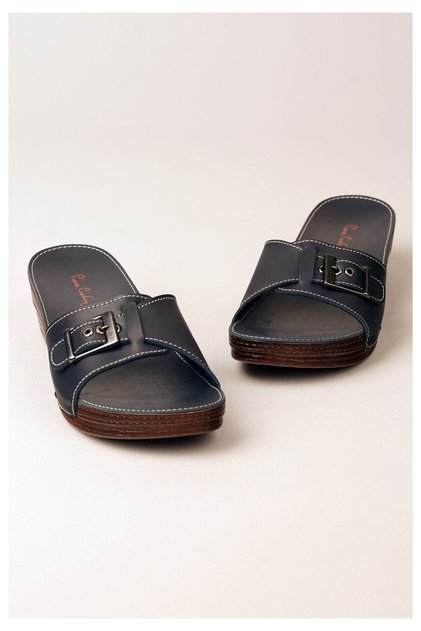 Pc 6783 Pierre Cardin Women's Anatomical Slippers Navy Blue