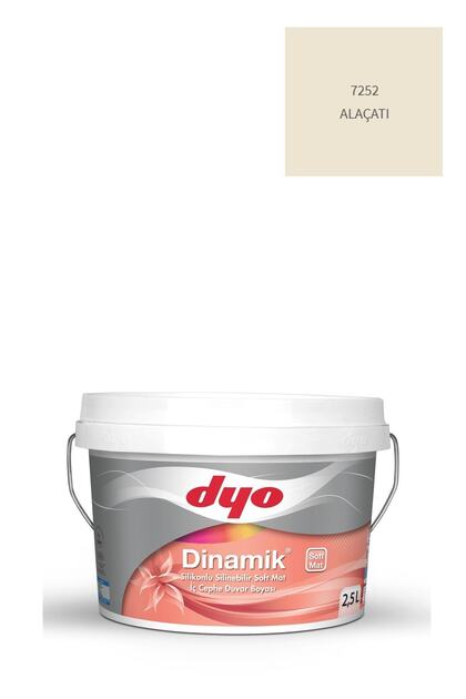 Dinamik Silikonlu Silinebilir Soft Mat İç Cephe Duvar Boyası Alaçatı