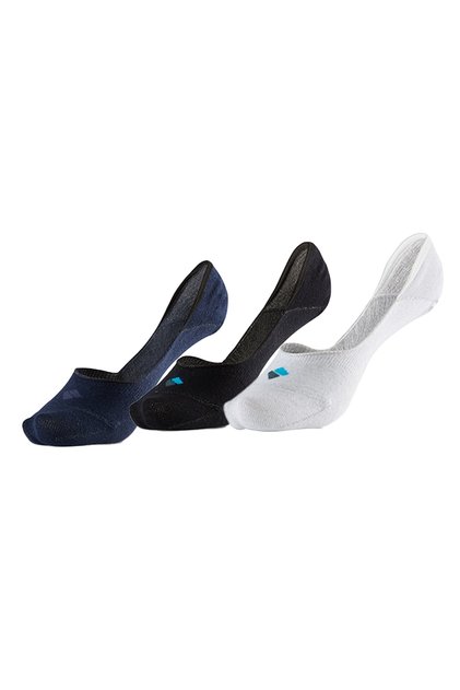Odor-Free Ballerina Women's Mixed Silver Socks 3 Pack