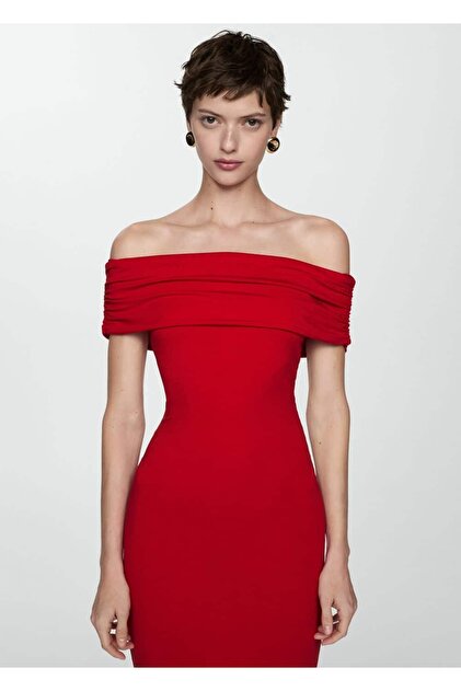 mango short red dress Mango linen mix button through straight fit mini dress in red
