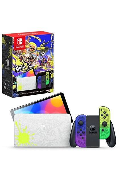 nintendo switch Oled Model Splatoon 3 Edition (ithalatçı Garantili