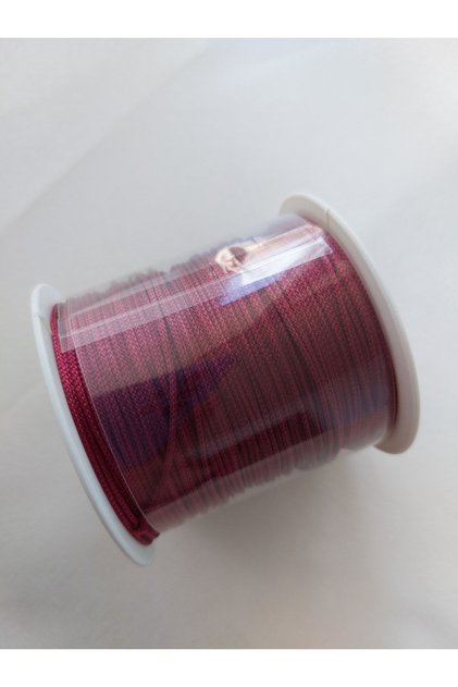 Bordo Renk 100 Metre Paraşüt Makrome Bileklik Örgü Ipi (1.0 MM)