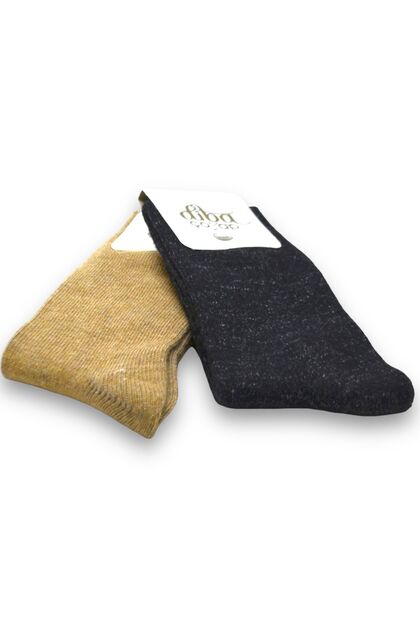 2 Pcs Real Wool Winter Thick Women Socks Boot Socks