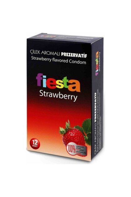 Strawberry (cilekli) 12'li Ithal Prezervatif C-1588