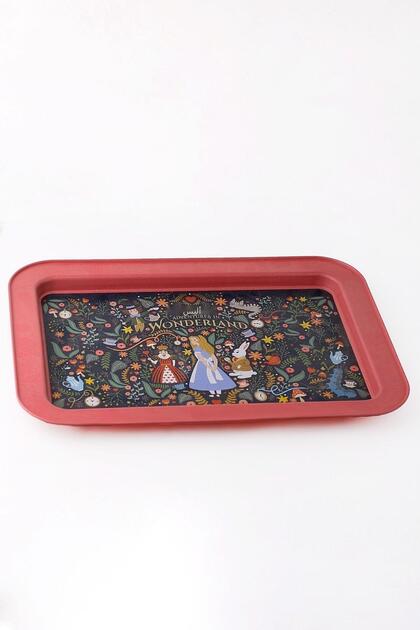 Ee169-9a صينية مستطيلة منقوشة من Tales Alices 32x43 سم