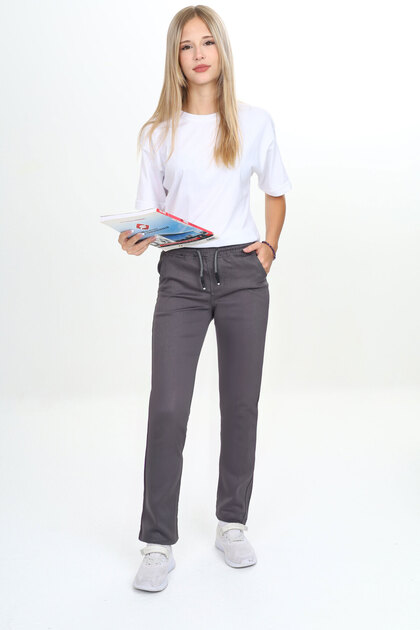 Girls' School Trousers Cotton Gabardine