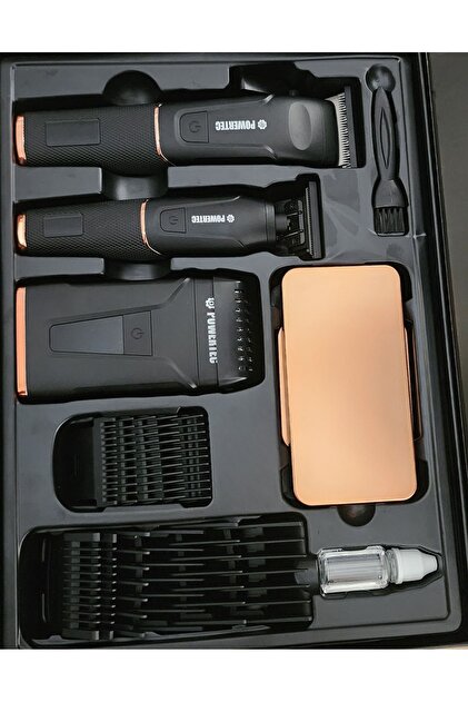 Powertec TR 5400 PROFESYONEL BERBER TIRAŞ SETİ SAÇ KESİM & ENSE