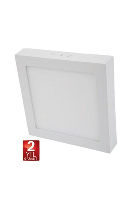 18w Sıva Üstü Led Panel (BEYAZ IŞIK) Kare 6500k 1620 Lümen