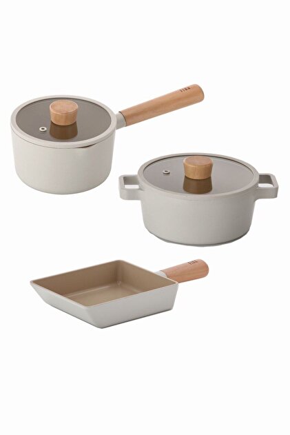 NEOFLAM Fika Junior Mama Seti 5 Parça Tencere Tava Set2 - Fiyatı