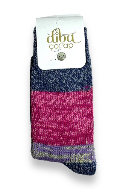 Real Natural Wool Winter Thick Women's Knitting Color Socks