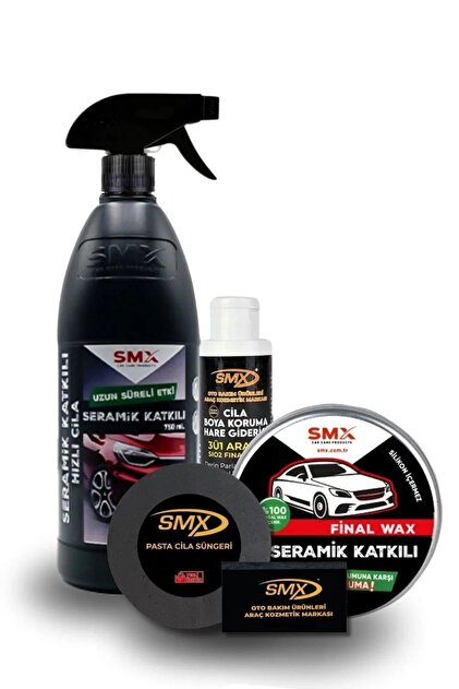 SMX Final Wax 150 ml /seramik Katkılı Hızlı Ve Pratik Cila 750 ml