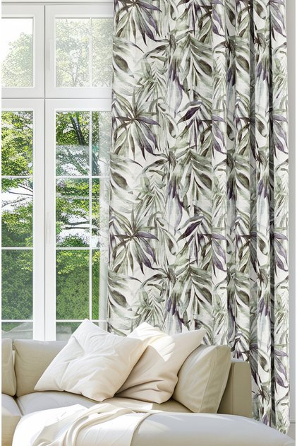 Digital Printed Background Curtain Single Wing 140 X 270 cm Edge Fold Stitched