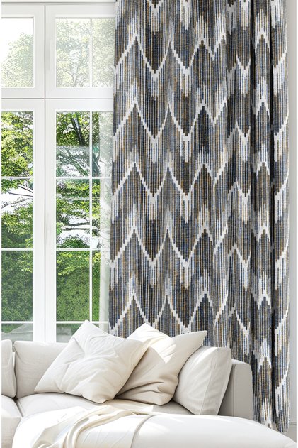 Digital Printed Background Curtain Single Wing 140 X 270 cm Edge Fold Stitched