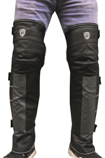 Forte Gt 297 Yerli Suni Deri Pamuklu Kışlık Motosiklet Bacak Ve Dizlik Rüzgar Koruma