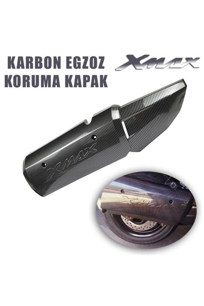 Xmax Techmax 250/300 2018-2025 Egzoz Koruma Karbon Kapak Seti