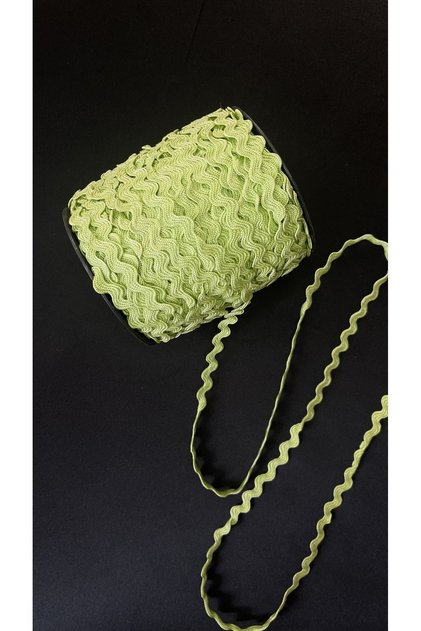 Zigzag Şerit Su Taşı Asit Yeşil 1 Cm X 5 Mt.