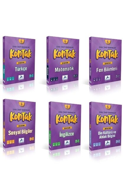 Paraf Yayınları Paraf 6. Sınıf Kontak Konu Takip Deneme Seti